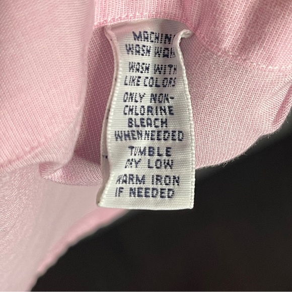 Polo Ralph Lauren Pink Light Blue Pony 16.5 32/33 Button Up Cotton Classic Fit - Picture 6 of 6